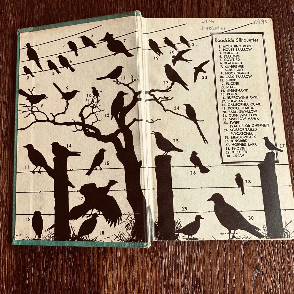 A Field Guide to the Birds by Roger Tory Peterson Teal Hardcover Vintage Book